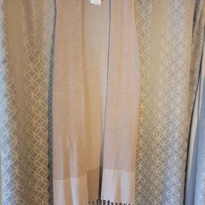 LYSSE Long CARDIGAN (size s/m) with Fringe around bottom